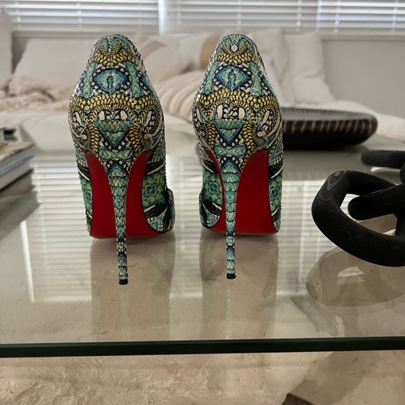 Christian Louboutin So Kate 120 Python Inferno - Picture 3 of 6